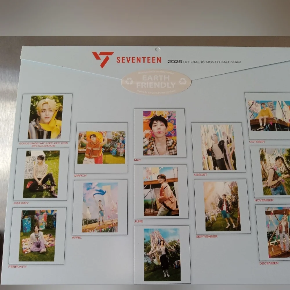 2026 Calendar KPOP Group - Seventeen (NEW)